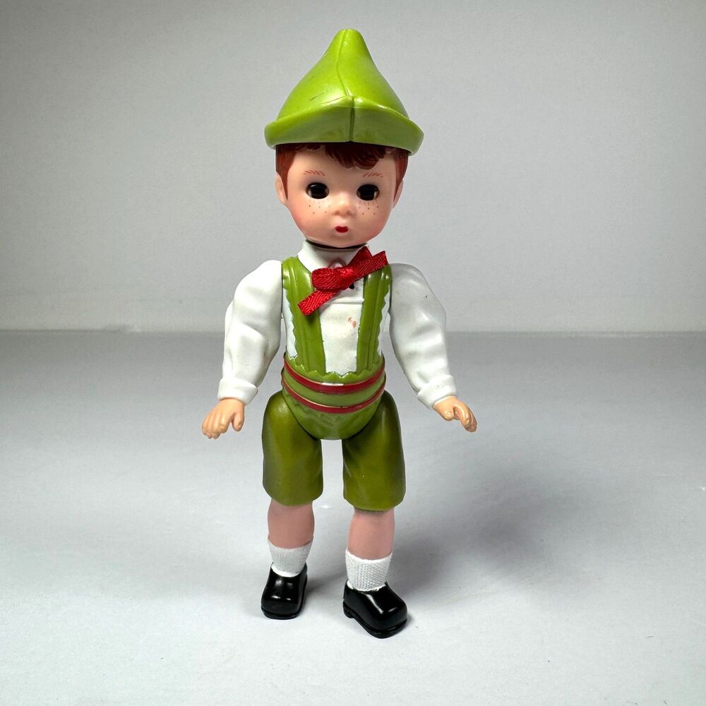 Madame Alexander Toy 5" Boy Doll Green White Suit Hat Mcdonald's 2010 Cute Mini